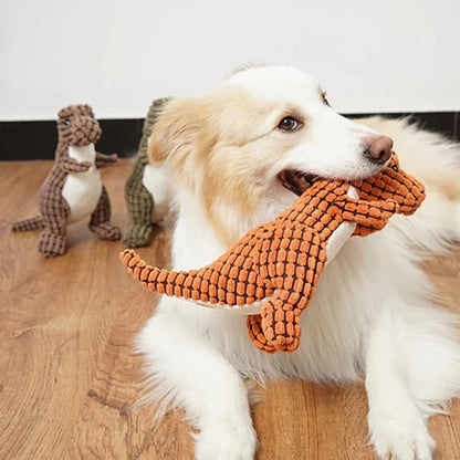 DinoPet - Dinosaur Plush Toy | For Your Favorite Pet - Cute - Hours of Playtime