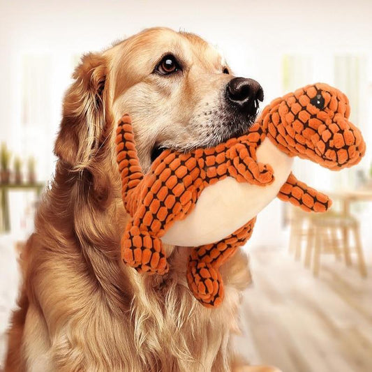 DinoPet - Dinosaur Plush Toy | For Your Favorite Pet - Cute - Hours of Playtime