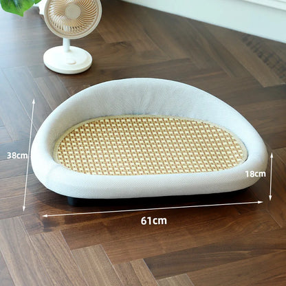2-in-1 Warm Cat Bed & Scratching Cushion