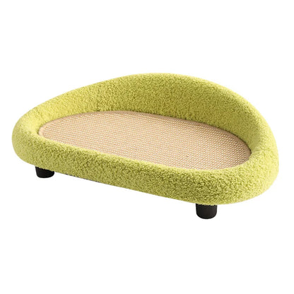 2-in-1 Warm Cat Bed & Scratching Cushion