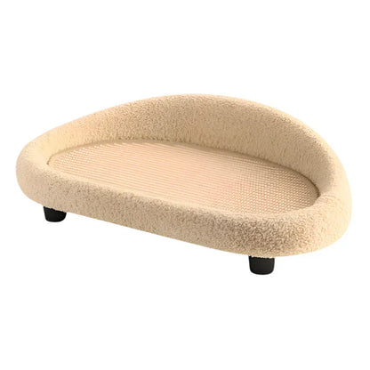 2-in-1 Warm Cat Bed & Scratching Cushion