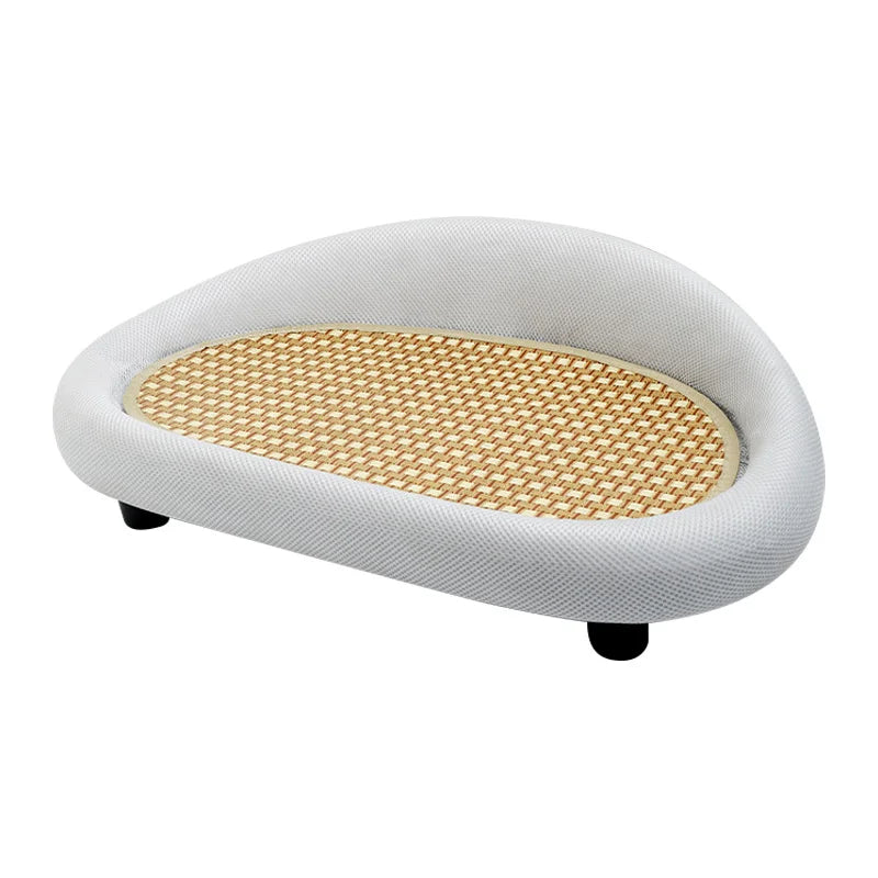 2-in-1 Warm Cat Bed & Scratching Cushion
